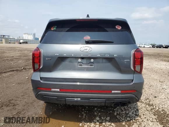 2024 Hyundai Palisade XRT with VIN KM8R3DGE4RU762353, listed as a Copart auction lot 68100635 with 36,950 mi miles and Salvage title. Bid and sale history available at DreamBid. Image 6.