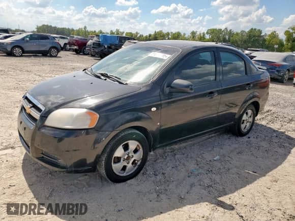 2007 Chevrolet Aveo LS с VIN KL1TD56697B050766, выставлен на аукционе Copart как лот 85520385 с пробегом 193 889 миль миль и Чистый • Clean title. История ставок и продаж доступна на DreamBid. Изображение 1.