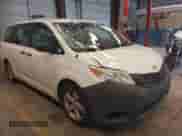 2013 Toyota Sienna L with VIN 5TDZK3DC4DS326541, listed as a IAAI auction lot 42861022 with 304,238 mi miles and . Bid and sale history available at DreamBid. Image 1.