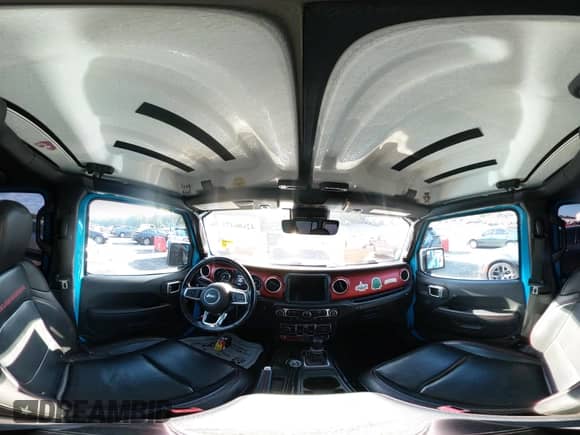 2021 Jeep Wrangler Unlimited Rubicon with VIN 1C4HJXFG8MW617520, listed as a IAAI auction lot 42606473 with 53,299 mi miles and . Bid and sale history available at DreamBid. Image 18.