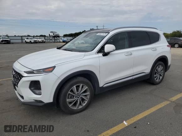 2019 Hyundai Santa Fe Limited с VIN 5NMS53AD4KH085781, выставлен на аукционе Copart как лот 80527475 с пробегом 41 575 миль миль и Списание • Salvage title. История ставок и продаж доступна на DreamBid. Изображение 1.