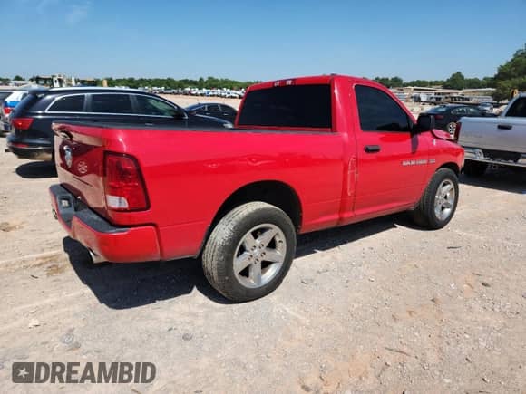 2012 Ram 1500 Express с VIN 3C6JD6AT4CG277004, выставлен на аукционе Copart как лот 63793735 с пробегом 87 921 миль миль и Списание • Salvage title. История ставок и продаж доступна на DreamBid. Изображение 3.
