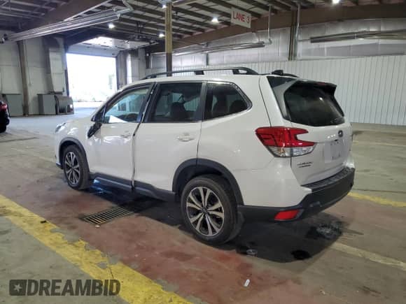 2024 Subaru Forester Limited z VIN JF2SKAKC5RH470170, wystawiony jako Copart lot #85088595 z przebiegiem 4 349 mil mil oraz Szkoda całkowita • Salvage title. Historia ofert i sprzedaży dostępna na DreamBid. Obrazek 2.