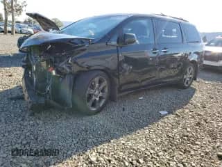 2015 Toyota Sienna SE Premium with VIN 5TDXK3DC2FS596961, listed as a Copart auction lot 89636705 with 107,881 mi miles and Salvage title. Bid and sale history available at DreamBid. Image 1.