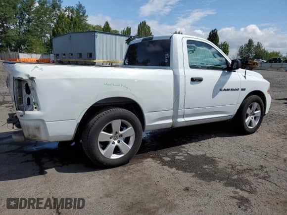 2012 Ram 1500 Express с VIN 3C6JD6AT8CG188505, выставлен на аукционе Copart как лот 65211065 с пробегом 138 701 миль миль и Списание • Salvage title. История ставок и продаж доступна на DreamBid. Изображение 3.