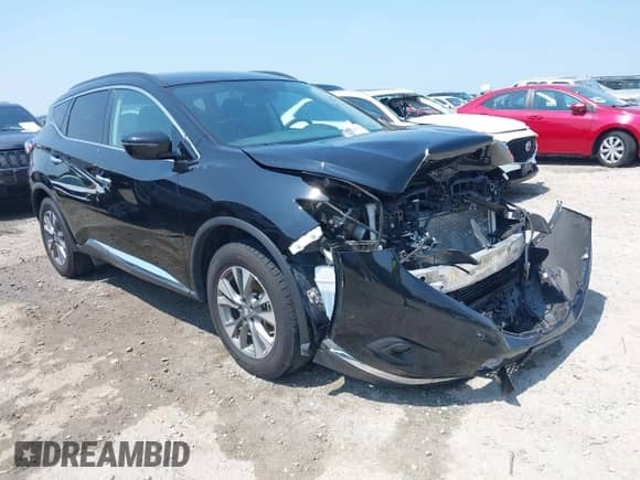 2018 Nissan Murano SL z VIN 5N1AZ2MH5JN152412, wystawiony jako IAAI lot #42592873 z przebiegiem 91 779 mil mil oraz . Historia ofert i sprzedaży dostępna na DreamBid. Obrazek 1.