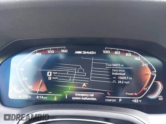 2021 BMW 3 Series M340i xDrive с VIN 3MW5U9J01M8B62743, выставлен на аукционе IAAI как лот 43140524 с пробегом 54 075 миль миль и . История ставок и продаж доступна на DreamBid. Изображение 7.