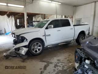 2017 Ram 1500 Laramie with VIN 1C6RR7NT8HS618070, listed as a Copart auction lot 61533925 with 291,988 mi miles and Salvage title. Bid and sale history available at DreamBid. Image 1.