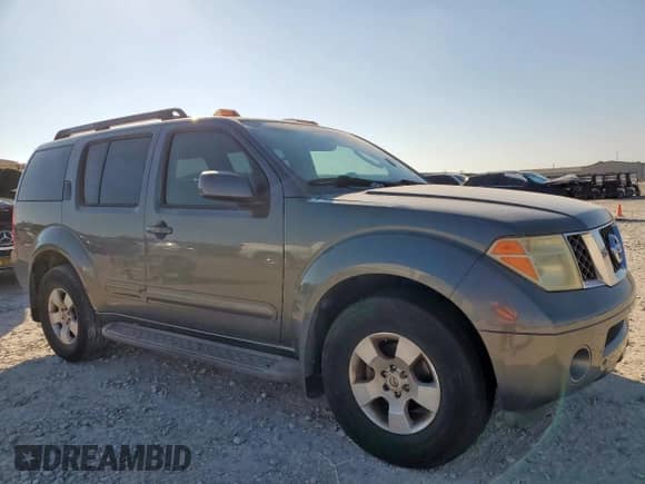 2007 Nissan Pathfinder S z VIN 5N1AR18U97C604058, wystawiony jako Copart lot #82356155 z przebiegiem 212 173 mil mil oraz Czysty tytuł • Clean title. Historia ofert i sprzedaży dostępna na DreamBid. Obrazek 4.