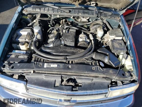 1998 Chevrolet S-10 LS with VIN 1GCCS1943W8166106, listed as a Copart auction lot 80918735 with 350,455 mi miles and Salvage title. Bid and sale history available at DreamBid. Image 11.