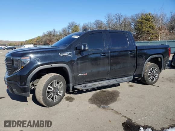 2022 GMC Sierra 1500 AT4 с VIN 1GTUUEET9NZ638563, выставлен на аукционе Copart как лот 89303935 с пробегом Не указан миль и Списание • Salvage title. История ставок и продаж доступна на DreamBid. Изображение 1.
