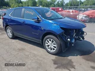 2022 Chevrolet Equinox LT with VIN 3GNAXUEV1NL293727, listed as a IAAI auction lot 42964926 with 73,035 mi miles and . Bid and sale history available at DreamBid. Image 1.