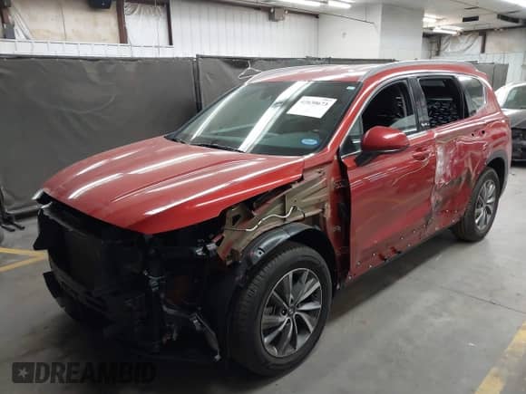 2019 Hyundai Santa Fe SEL Plus with VIN 5NMS33AD9KH033861, listed as a IAAI auction lot 42630673 with 74,450 mi miles and . Bid and sale history available at DreamBid. Image 2.