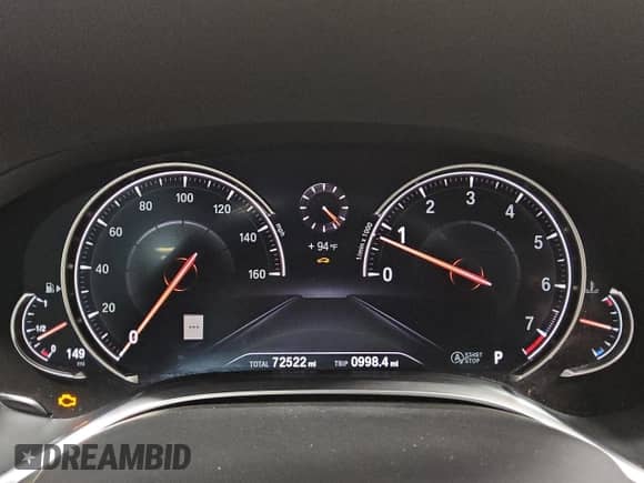 2019 BMW 7 Series 740i z VIN WBA7E2C56KB216698, wystawiony jako Copart lot #68184885 z przebiegiem 72 522 mil mil oraz Czysty tytuł • Clean title. Historia ofert i sprzedaży dostępna na DreamBid. Obrazek 9.