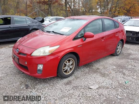 2010 Toyota Prius III with VIN JTDKN3DU9A0002730, listed as a IAAI auction lot 43507358 with 252,687 mi miles and . Bid and sale history available at DreamBid. Image 2.