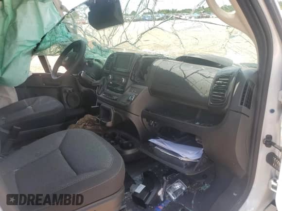 2024 Ram ProMaster Cargo Tradesman with VIN 3C6LRVAG0RE145207, listed as a Copart auction lot 61849365 with Not provided miles and Salvage title. Bid and sale history available at DreamBid. Image 8.