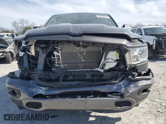 2022 Ram 1500 Big Horn with VIN 1C6RRFMG1NN478128, listed as a Copart auction lot 48363575 with 50,885 mi miles and Salvage title. Bid and sale history available at DreamBid. Image 5.