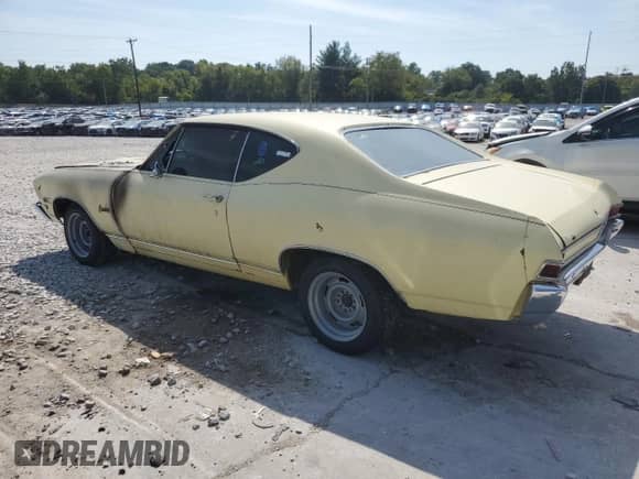 1968 Chevrolet Malibu с VIN 136378B205994, выставлен на аукционе Copart как лот 63202004 с пробегом Не указан миль и На запчасти • Non repairable. История ставок и продаж доступна на DreamBid. Изображение 2.