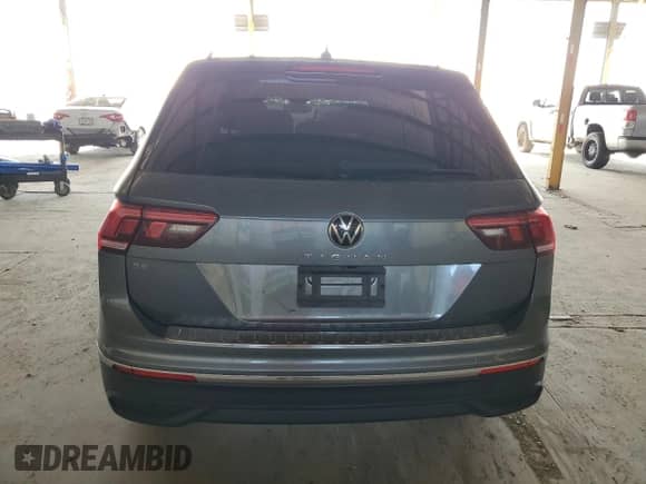 2023 Volkswagen Tiguan SE with VIN 3VV3B7AX2PM108379, listed as a Copart auction lot 66382555 with 34,927 mi miles and Salvage title. Bid and sale history available at DreamBid. Image 6.