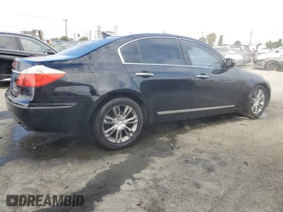 2011 Hyundai Genesis with VIN KMHGC4DF6BU114345, listed as a Copart auction lot 66494465 with 213,738 mi miles and Salvage title. Bid and sale history available at DreamBid. Image 3.