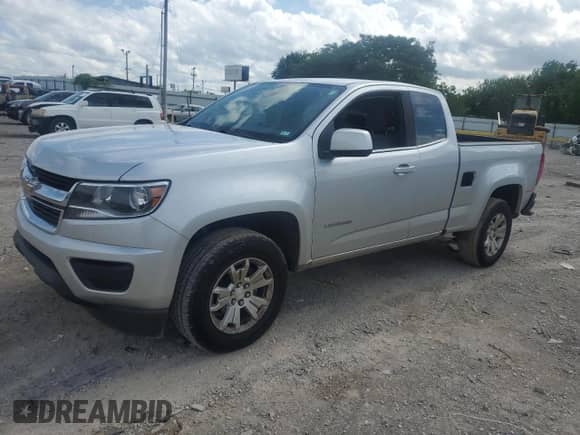 2020 Chevrolet Colorado 2WD LT with VIN 1GCHSCEA1L1158300, listed as a Copart auction lot 60923805 with 92,191 mi miles and Salvage title. Bid and sale history available at DreamBid. Image 1.
