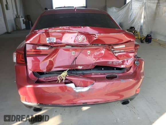 2015 Lexus IS 250 z VIN JTHBF1D25F5078471, wystawiony jako Copart lot #80459835 z przebiegiem 193 151 mil mil oraz Szkoda całkowita • Salvage title. Historia ofert i sprzedaży dostępna na DreamBid. Obrazek 6.