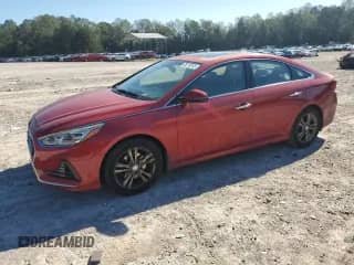 2018 Hyundai Sonata SEL with VIN 5NPE34AF7JH635485, listed as a Copart auction lot 85278245 with 119,792 mi miles and Salvage title. Bid and sale history available at DreamBid. Image 1.