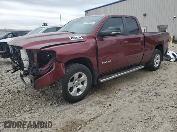 2022 Ram 1500 Big Horn z VIN 1C6RRFBG3NN210538, wystawiony jako Copart lot #60460615 z przebiegiem 54 204 mil mil oraz Szkoda całkowita • Salvage title. Historia ofert i sprzedaży dostępna na DreamBid. Obrazek 1.