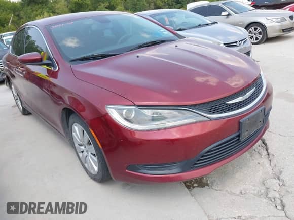2015 Chrysler 200 LX с VIN 1C3CCCFBXFN550854, выставлен на аукционе IAAI как лот 43103868 с пробегом 164 877 миль миль и . История ставок и продаж доступна на DreamBid. Изображение 1.