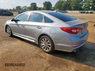 2015 Hyundai Sonata Sport с VIN 5NPE34AF9FH076822, выставлен на аукционе Copart как лот 80957095 с пробегом 101 153 миль миль и Списание • Salvage title. История ставок и продаж доступна на DreamBid. Изображение 2.
