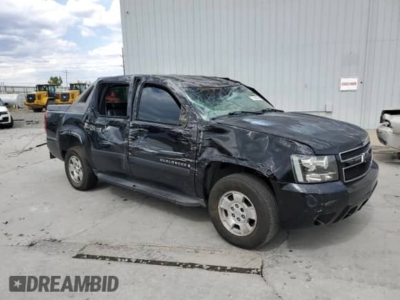2007 Chevrolet Avalanche 3LT with VIN 3GNEC12007G308377, listed as a Copart auction lot 71046745 with Not provided miles and Non repairable. Bid and sale history available at DreamBid. Image 4.