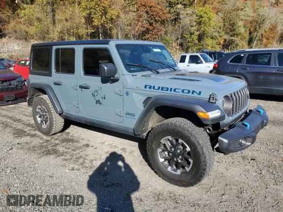 2024 Jeep Wrangler Rubicon с VIN 1C4RJXR64RW251814, выставлен на аукционе Copart как лот 89875725 с пробегом 4 002 миль миль и Списание • Salvage title. История ставок и продаж доступна на DreamBid. Изображение 4.