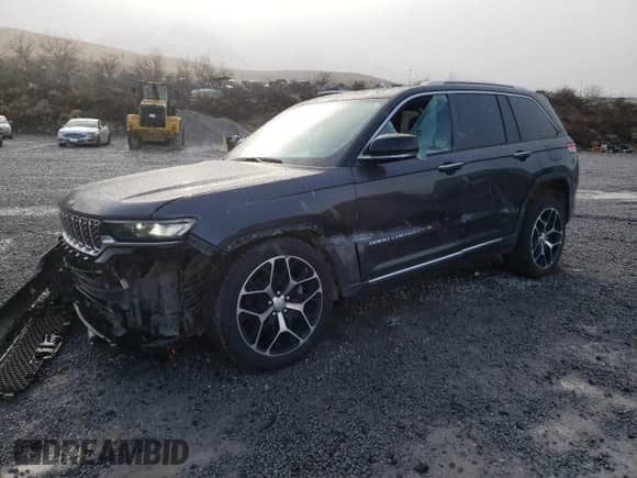 2022 Jeep Grand Cherokee Summit Reserve с VIN 1C4RJHEG8N8637493, выставлен на аукционе Copart как лот 57145825 с пробегом 37 629 миль миль и Списание • Salvage title. История ставок и продаж доступна на DreamBid. Изображение 1.