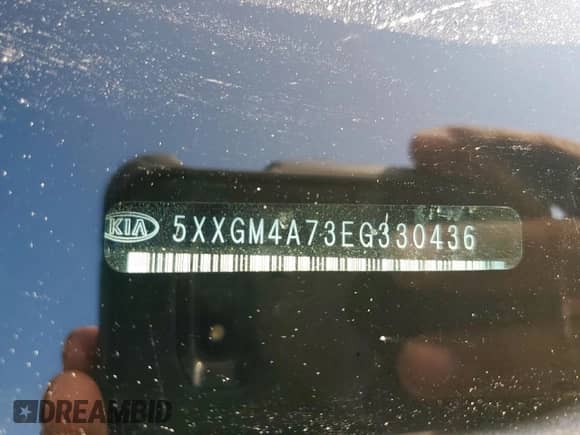 2014 Kia Optima LX с VIN 5XXGM4A73EG330436, выставлен на аукционе Copart как лот 71829365 с пробегом 92 515 миль миль и Списание • Salvage title. История ставок и продаж доступна на DreamBid. Изображение 12.