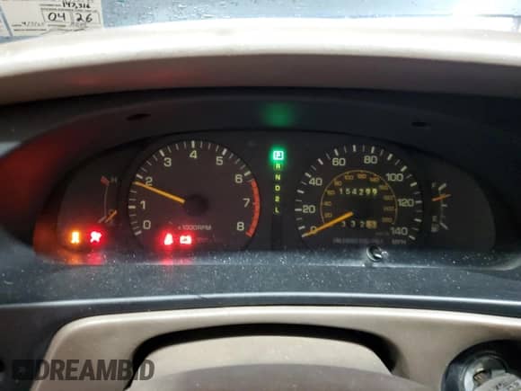 1996 Toyota Camry LE with VIN 4T1EF12K5TU138585, listed as a Copart auction lot 86094005 with 154,299 mi miles and Salvage title. Bid and sale history available at DreamBid. Image 9.