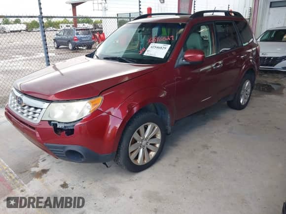 2011 Subaru Forester X Premium with VIN JF2SHADC2BG719578, listed as a IAAI auction lot 42546829 with 119,705 mi miles and . Bid and sale history available at DreamBid. Image 2.
