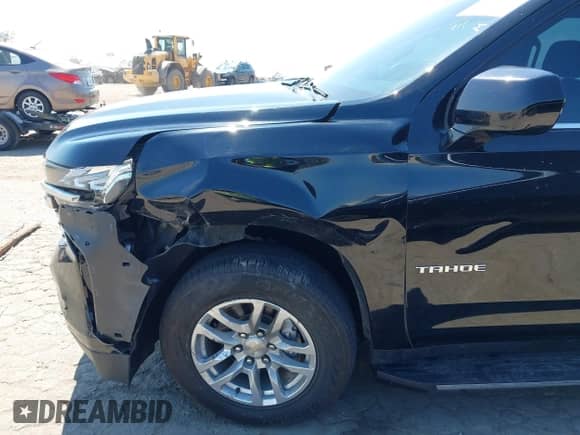 2021 Chevrolet Tahoe LT with VIN 1GNSCNKD3MR372714, listed as a IAAI auction lot 42918171 with 75,124 mi miles and . Bid and sale history available at DreamBid. Image 6.