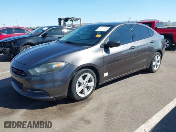 2016 Dodge Dart SXT with VIN 1C3CDFBBXGD679723, listed as a IAAI auction lot 43337206 with 127,280 mi miles and . Bid and sale history available at DreamBid. Image 2.