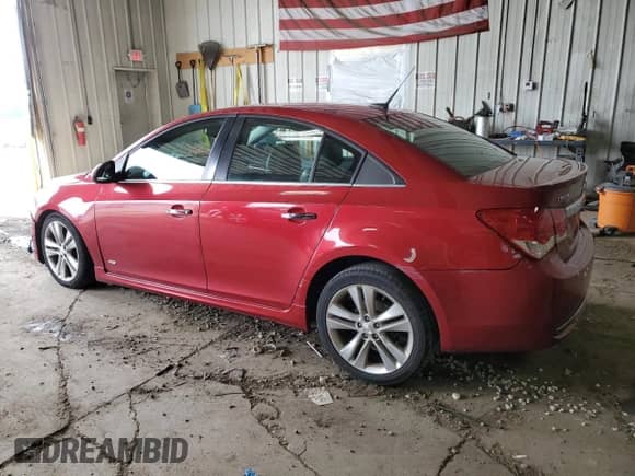 2012 Chevrolet Cruze LTZ with VIN 1G1PH5SC6C7230741, listed as a Copart auction lot 67032935 with 115,539 mi miles and Clean title. Bid and sale history available at DreamBid. Image 2.