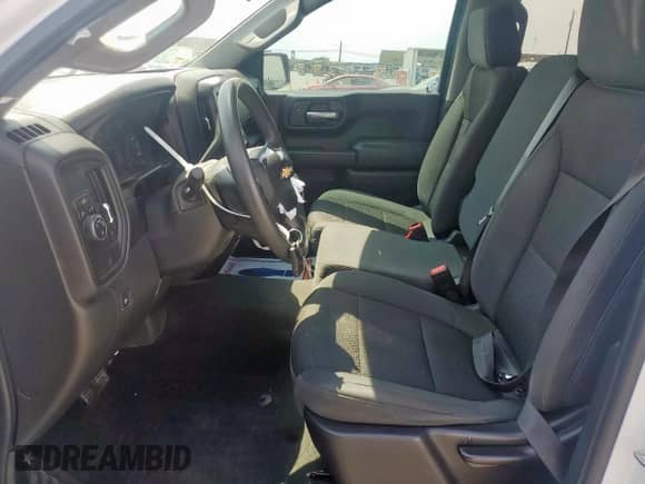 2021 Chevrolet Silverado 1500 Custom with VIN 3GCPWBEK4MG204675, listed as a Copart auction lot 53081875 with 116,684 mi miles and Salvage title. Bid and sale history available at DreamBid. Image 7.