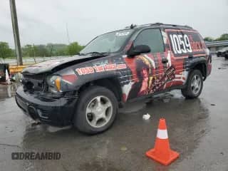 2006 Chevrolet TrailBlazer LT с VIN 1GNDS13S462325673, выставлен на аукционе Copart как лот 53712145 с пробегом 72 749 миль миль и Списание • Salvage title. История ставок и продаж доступна на DreamBid. Изображение 1.