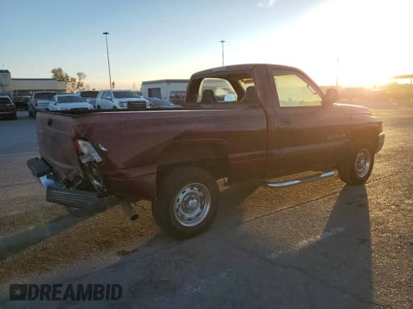 2000 Dodge 1500 Work Special с VIN 1B7HC16X3YS573429, выставлен на аукционе Copart как лот 84476554 с пробегом 152 082 миль миль и Списание • Salvage title. История ставок и продаж доступна на DreamBid. Изображение 3.