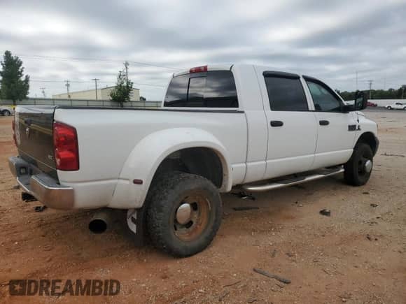 2007 Dodge 3500 SLT with VIN 3D3MX49A37G849441, listed as a Copart auction lot 80793145 with 270,861 mi miles and Salvage title. Bid and sale history available at DreamBid. Image 3.