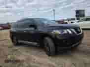 2017 Nissan Pathfinder Platinum with VIN 5N1DR2MM0HC600362, listed as a Copart auction lot 80064225 with 151,454 mi miles and Salvage title. Bid and sale history available at DreamBid. Image 14.