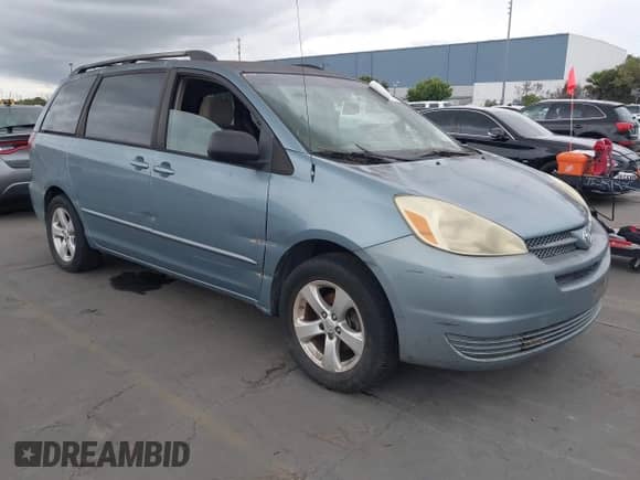 2005 Toyota Sienna CE с VIN 5TDZA23C05S367863, выставлен на аукционе IAAI как лот 43335271 с пробегом 139 297 миль миль и . История ставок и продаж доступна на DreamBid. Изображение 1.