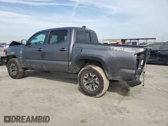 2021 Toyota Tacoma SR5 with VIN 5TFAZ5CNXMX097509, listed as a Copart auction lot 45132385 with 81,598 mi miles and Salvage title. Bid and sale history available at DreamBid. Image 2.