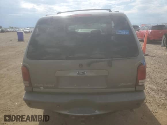 2000 Ford Explorer with VIN 1FMDU85P5YZC39251, listed as a Copart auction lot 65672725 with 184,505 mi miles and Clean title. Bid and sale history available at DreamBid. Image 6.