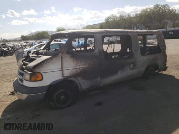 1998 Dodge Cargo Conversion with VIN 2B6HB11Y9WK101461, listed as a Copart auction lot 72640654 with Not provided miles and Non repairable. Bid and sale history available at DreamBid. Image 1.