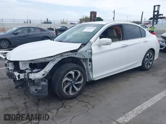 2016 Honda Accord EX-L with VIN 1HGCR2F95GA012798, listed as a IAAI auction lot 42349676 with 51,837 mi miles and . Bid and sale history available at DreamBid. Image 18.