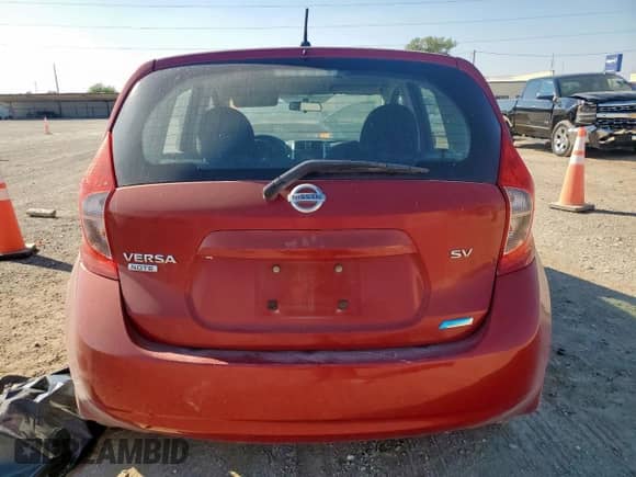 2014 Nissan Note SV with VIN 3N1CE2CP9EL397885, listed as a Copart auction lot 86683455 with 160,649 mi miles and Salvage title. Bid and sale history available at DreamBid. Image 6.